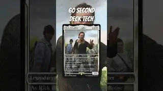 Rick Grimes 60 Second EDH Deck Tech #magicthegathering #twd #edh