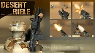 Desert Rifle - Day 1 to 6 | Gameplay (Flash Game)