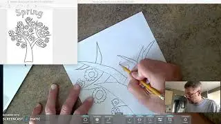 How To Draw A Flowering Tree