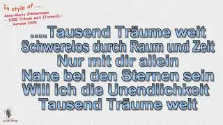 Anna Maria Zimmermann - 1000 Träume weit - Torneró  -  Version 2020 (Cover)