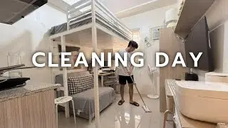 Cleaning My 13 sqm Condo Unit + New Stuff | Living Small in the Philippines