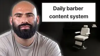 Barber Content Creation Schedule: Record 2, Edit 2, Post 1 (Daily Success Formula)
