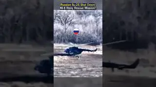 Daring Extraction! How an Mi-8 Saves Su-25 Pilot?