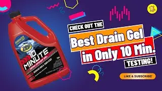 How to Unclog Hair from Tub, Shower, Sink in 10 Minutes! Use Zep 10 Minute Drain Opener Gel