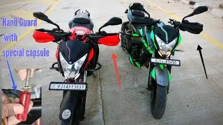 Hand Guard Installation | Best Bike Hand Guard | Ns200 | Ns160 | 100kmph biker