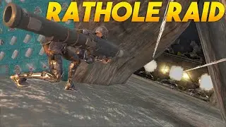 SOLO Raiding A Hidden Rathole For Slot Caps Of Loot - ARK