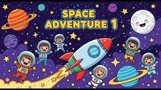 Space Adventure 1 🚀🌟 | Fun Learning Song for Kids & Toddlers | Happy Tale & Tune