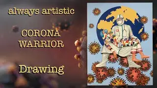 Corona warrior drawing #corona #coronawarrior #drawing