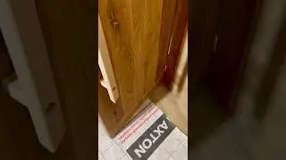 Дверные ручки из дуба. Oak door handles.