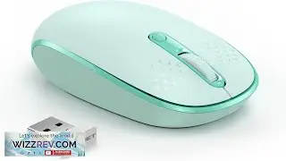 TECKNET Wireless Mouse for Laptop 2.4G Quiet Computer Mouse with USB Receiver