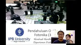Pendahuluan Kuliah Optika dan Fotonika IPB  (3 SKS)