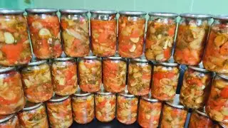 Cea mai bună salata de legume pentru iarnă. Cu gust de vara. Fără himicale naturala 100%