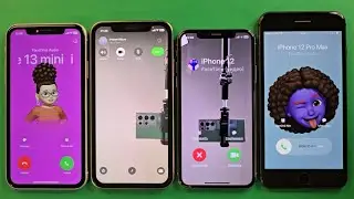 FaceTime Incoming call & Outgoing call iPhone XR iPhone 16 pro iPhone X iPhone 8