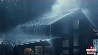 Beat Insomnia In 4 Minutes With Steady Rain And Thunder At Home At Night