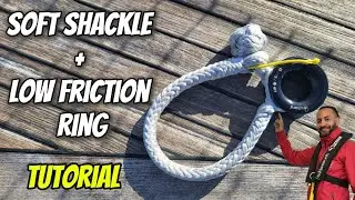soft shackle + low friction ring ⛵ grillo tessile con anello a bassa frizione impiombatura TUTORIAL