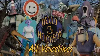 Hello Neighbor 3 Prototype 3 Все озвученные реплики (с субтитрами)