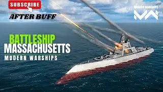 After buff - USS Massachusetts - is the best battleships for gold powerful #modernwarships