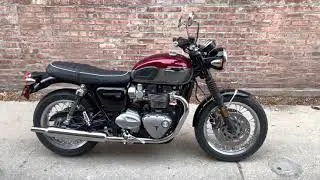 Triumph Bonneville T120 2025 Cordovan Red / Silver Ice