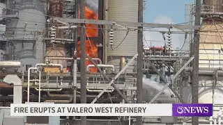 Valero officials: No 'offsite concerns' nor injuries reported during refinery fire