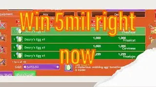 The first two people who watch this will get 5 million gold right now&hellip;.