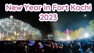 2023 New Year in Fort Kochi | Cochin Carnival | New Year Night 🥳