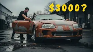 $3,000 Toyota Supra MK4 Turbo Restoration | Satisfying ASMR Sounds