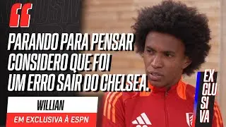 WILLIAN FORA DO FULHAM: brasileiro deu entrevista ESPECIAL sobre a carreira à ESPN