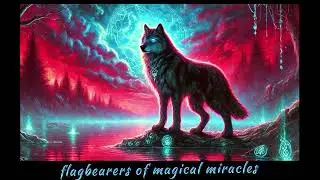 Symphonies of Wolves | Wolf Art Through Paintings | Instrumental text and visual montage | Lone Wolf