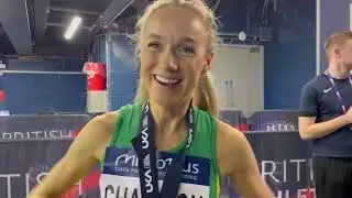 Hannah Nuttall on her dramatic 3000m victory over Laura Muir at the UKA Indoor Championships