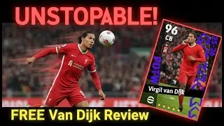 FREE 195cm MONSTER! POTW Van Dijk Build Up CB Review | eFootball 2026 Gameplay