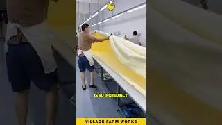 Cutting Fabric Stacks Like Butter 🧈 #TextileManufacturing