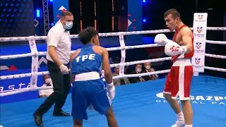 Day 8 (63.5kg) TURSUNOV Mujibillo (UZB) vs  LAI Chu En (TPE) | AIBA WCHs 2021