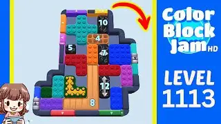 Color Block Jam Level 1113 Solution Walkthrough