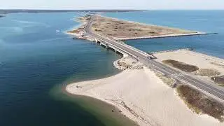 Jaws Bridge - Martha's Vineyard Drone Footage 10/22/24 4:01PM