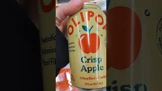 CRISP APPLE @OLIPOP 🍎#apple #soda #olipop #fallflavors #applecrisp #drinks #shorts #fall #foodie