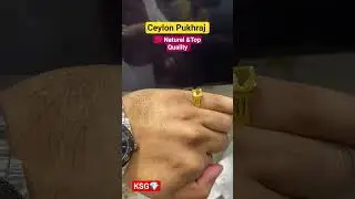 Natural Ceylon Pukhraj 💎#pukhraj #sapphire #ceylon #certified #natural #ruby #panna #gold #gems