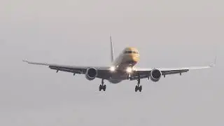 cargo plane on final approach