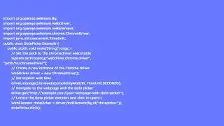 Date Picker Selenium with Java
