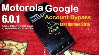 Motorola XT1254 DROID Turbo FRP GOOGLE ACCOUNT