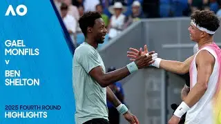 Gael Monfils v Ben Shelton Highlights | Australian Open 2025 Fourth Round