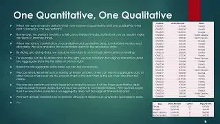 Analytics For Bivariate Data, Part-2, One Quantitative and One Qualitative Variable, by Dr. A