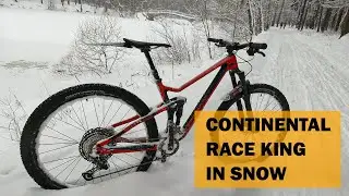 POV ride with Continental RACE KING tires in SNOW (RaceSport version)