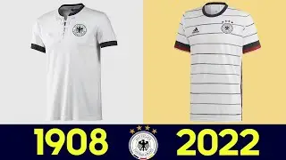 L'histoire du maillot de l'équipe d'Allemagne | Tous les maillots de l'équipe de Allemagne 1908-2022