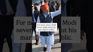 Narendra Modi got married when he was 18 years old, but soon he abandoned his wife