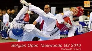 Belgian Open Taekwondo G2 2019 Day 2 fight  430 Szymon PIATKOWSKI vs  MOHAMMED BENAMEN