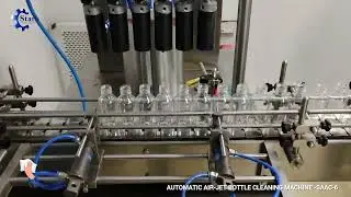 AUTOMATIC AIRJET BOTTLE CLEANING OR WASHING MACHINE