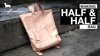 Half Half BackPack #LeatherAddict EP77