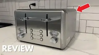 WHALL 4 Slice Stainless Steel Toaster - Quick Review