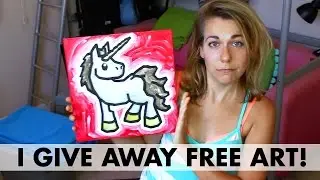Three Legged Unicorn (I GIVE AWAY FREE ART!)