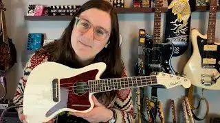 Fender Fullerton Jazzmaster Ukulele Demo with Weird Pedals